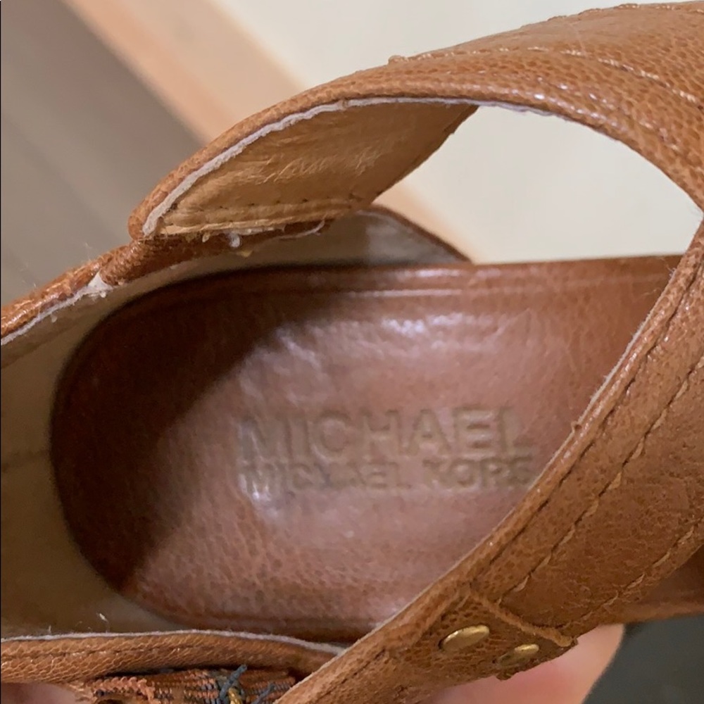 MICHAEL Michael Kors brown leather heels - Picture 5 of 5
